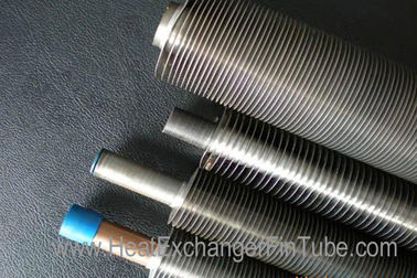 OD2 &#39;&#39;، P235GH TC1 / 2 جامد هوا دیگ بخار بدون درز / آلومینیوم کولر لوله های پره دار / Fintube