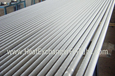 A249 TP304 / TP304L لوله جوش داده شده، اکسترود جامد فین سهام برای مبدل های حرارتی